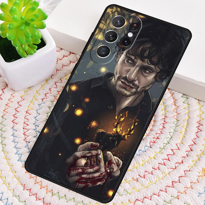 Hannibal TV Series Silicone Phone Case For Samsung Galaxy note 10 pro S26 S25 S24 S23 S22 S21 Plus S25Ultra Capa Cover