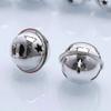 21pcs Five-point Star Christmas Bells Mini Creative Shiny Rattle Bells Handmade Small Christmas Jingle Bell (20pcs 3cm Silver Bells+10m Ribbon)