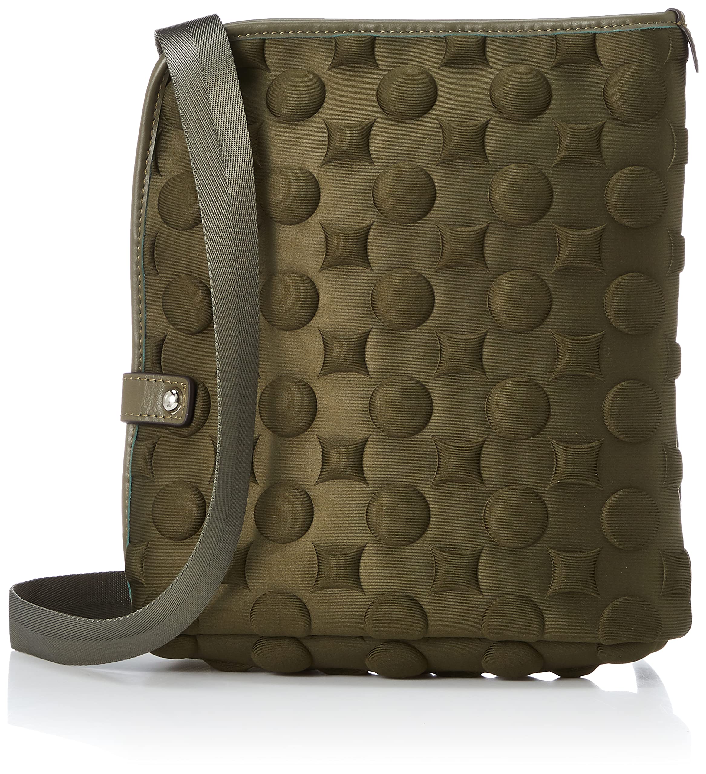 

Kuo with Kira Shoulder bag Nanban bonding emboss B5 shoulder Khaki [La Karacho] cloisonné (KK)