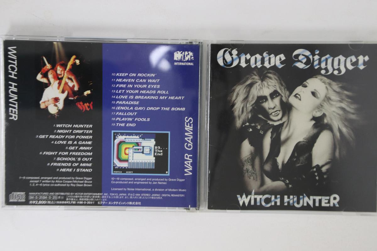 

CD GRAVE DIGGER - Witch Hunter / War Games VICP8130 VICTOR 1994 Japan Metal Used