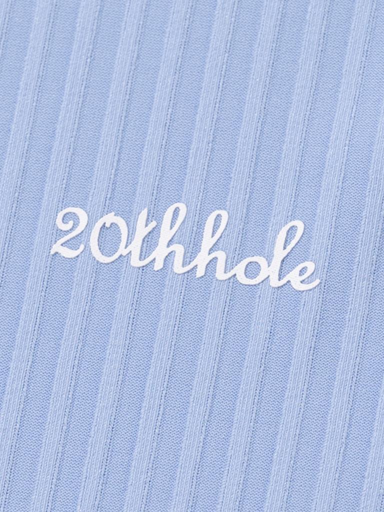 20TH HOLE Women'S Ribbed Mock Neck Short Sleeve Base Layer [Sora]