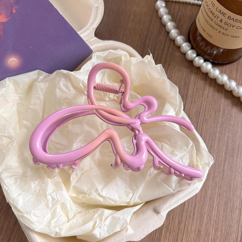 

«Градиентная заколка-бантик — свежий весенне-летний стиль для женщин» F1277 фиолетовый