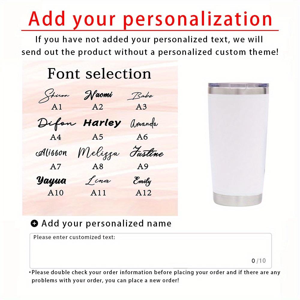 Personalized stainless steel cold drink cup, customizable stainless steel covered water cup, suitable for outdoor coffee cups A1 белый