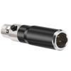 Mini 4Pin XLR Female 3Pin MIni XLR Male Connector for Reliable Auditory Equipment Interfacing