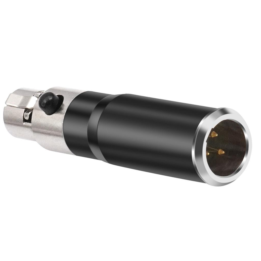 Mini 4Pin XLR Female 3Pin MIni XLR Male Connector for Reliable Auditory Equipment Interfacing