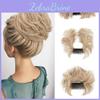Messy Piece Hair Synthetic Bun Side Comb Clip In Hair Bun Tousled Updo Hair Buns Adjustable Styles Easy Hair Scrunchies For Women
