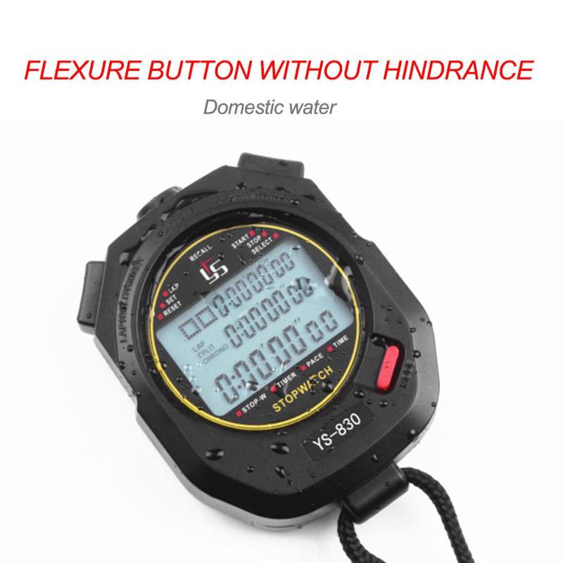 Professioneller Digitaler Stoppuhr Timer Multifunktion Tragbar Outdoor Sport Laufen Training Timer Chronograph Stoppuhr