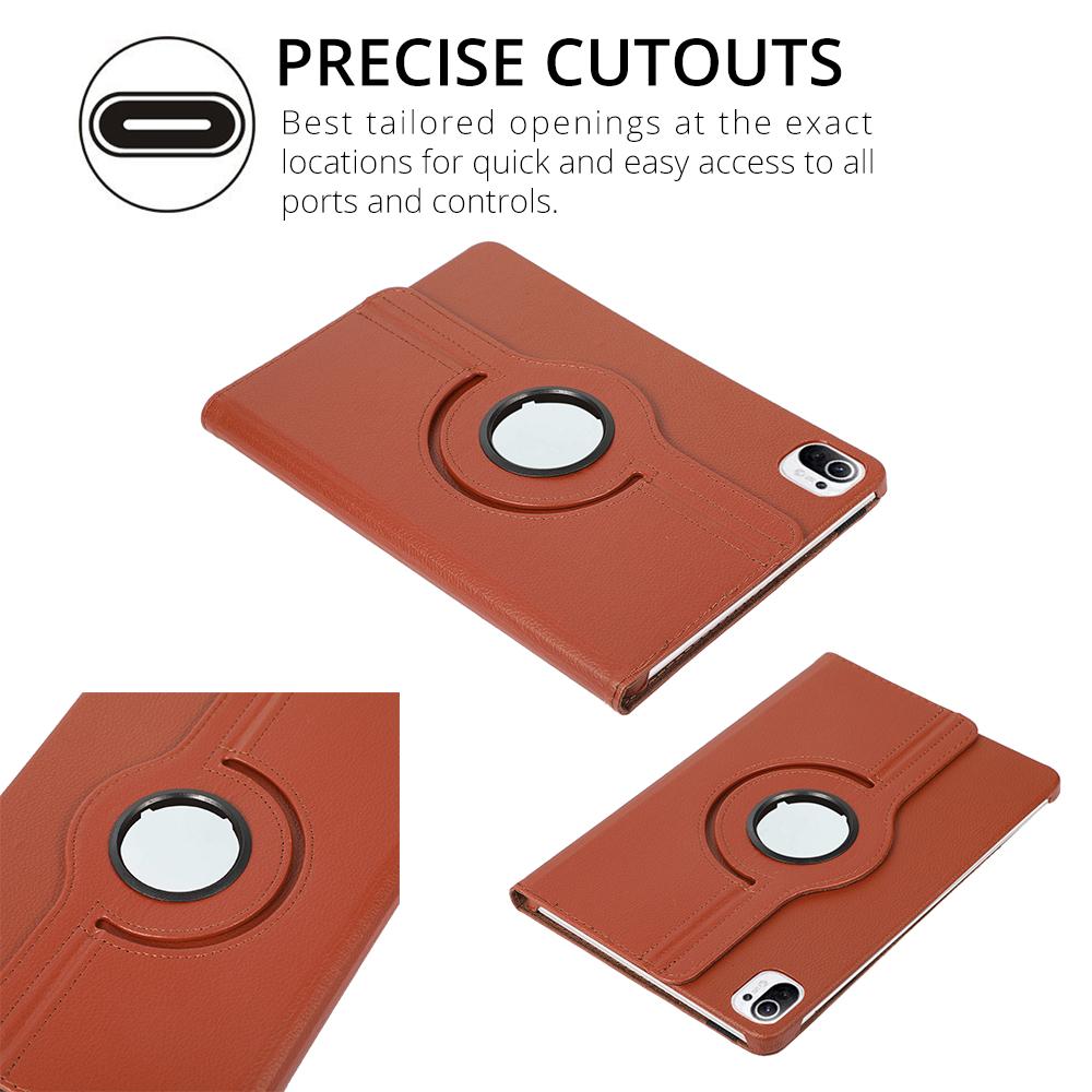 360 graders roterende etui for Xiaomi RedMi Pad 10,6"2022 stativholderdeksel Mi pad 5 11 Pro 11 PU-beskyttende nettbrett