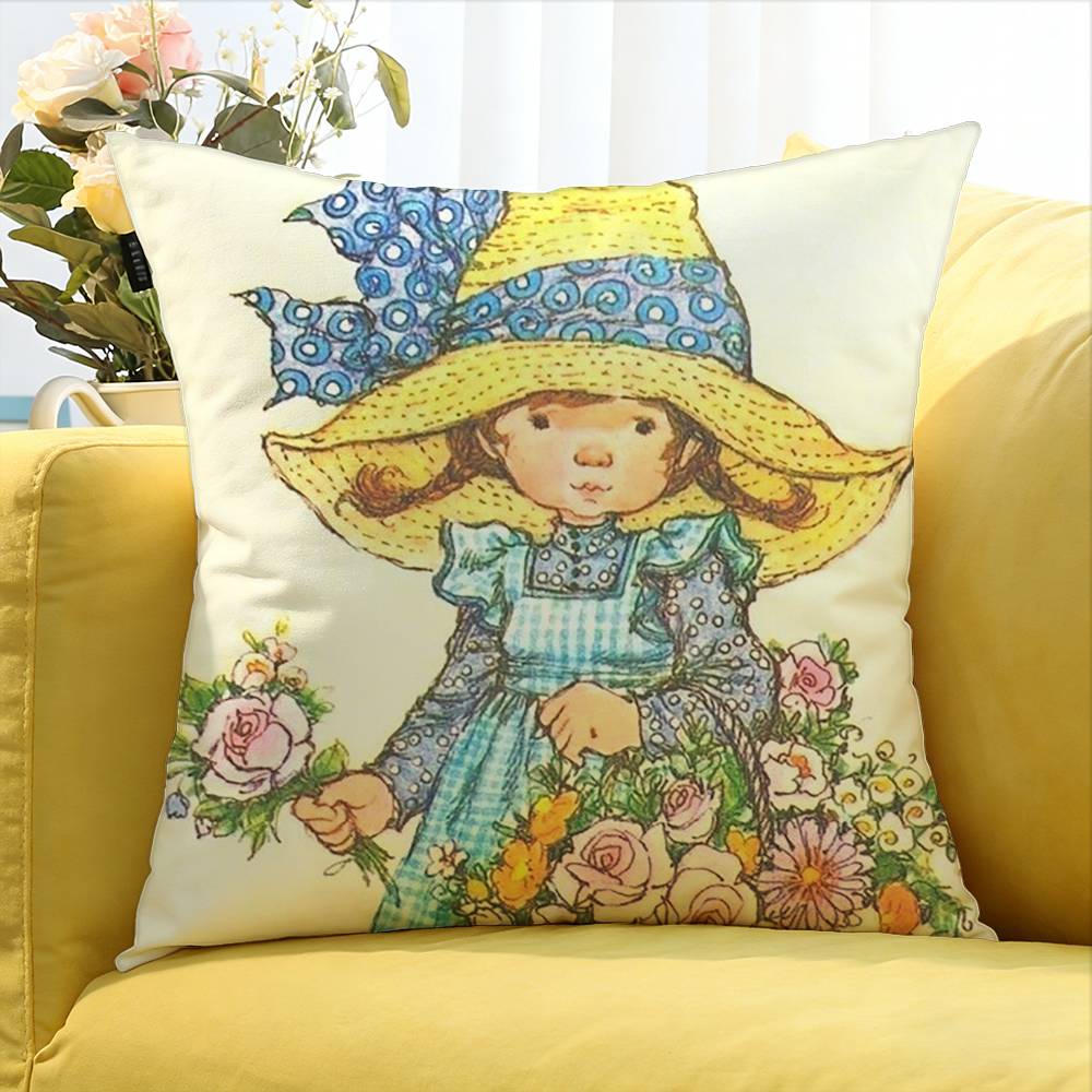 S-Sarah K-Kay Vintage Country   Various Sizes Square Pillow Case For Car Home Bedchamber Decor