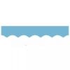 Chenille Window Valance Self-adhesive DIY Curtain Custom Size Roman Valance Curtain Swags Decorative Cloth Strip Top Shading