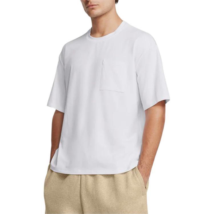 Under Armour T Shirt Men's White 100 1382805-100