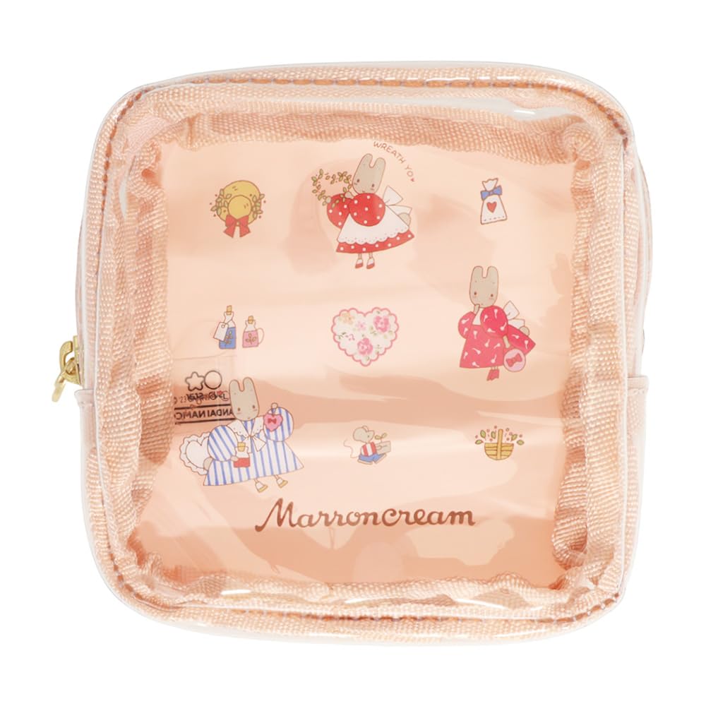 

Sunstar Stationery Sanrio Косметичка Квадратная Прозрачная Ретро Персонажи Sanrio Maron Cream S2321734