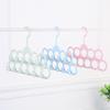 11Holes Bathroom Storage Rack Plastic Hanger Organizer Closet Space Saving Scarf Belt Tie Hat Towel Bag Purse Holder Dorm Room&