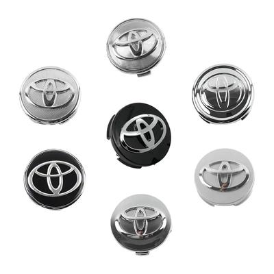 4pcs 62mm Car Tyre Wheel Center Hub Cap Badge For C-hr Prado Rav4 Yaris Hrv Hilux Prius Avensis Corolla Camry Accessory