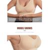 Women Plus Size Breathable Mesh Hollow Out Sports Bra For Yoga Running