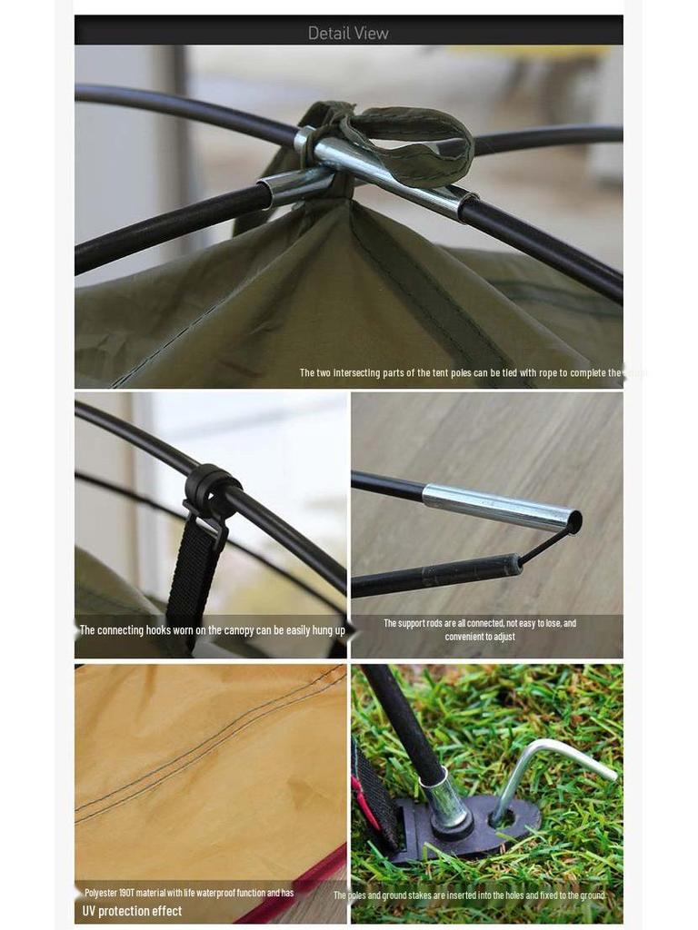 Outdoor Lightweight Canopy Tent: Windbreak Wall, Large Sunshade Awning for Camping, Picnic, Beach Gazebo.