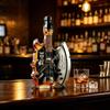Sticlă decantor pentru whiskey chitară bas Gene Simmons, Sticlă de băuturi spirtoase din sticlă tematică trupa rock KISS, Decorare barware pentru fani Obiect de colecție