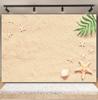Sommer Strand Sand Hintergrund Fotografie Tropisch Hawaii Meeresufer Seestern Muschel Baby Geburtstag Feiertagsparty Hintergrund Foto Requisiten