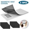20Pcs Magnetic Vent Cover 15x30cm Thicken Ventilation Cover Prevent Air Passing Through Lightweight Grille Flexible Magnet Sheet