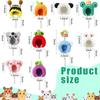 Fashion Woolen Plush Hat Mini Pet Supplies Animal Doll Hat  for Hamster Golden Silk Bear