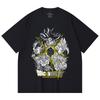 230 Gsm 100% Cotton Dragon Ball V49 Super Saiyan Print Unisex Heavy Cotton T Shirt