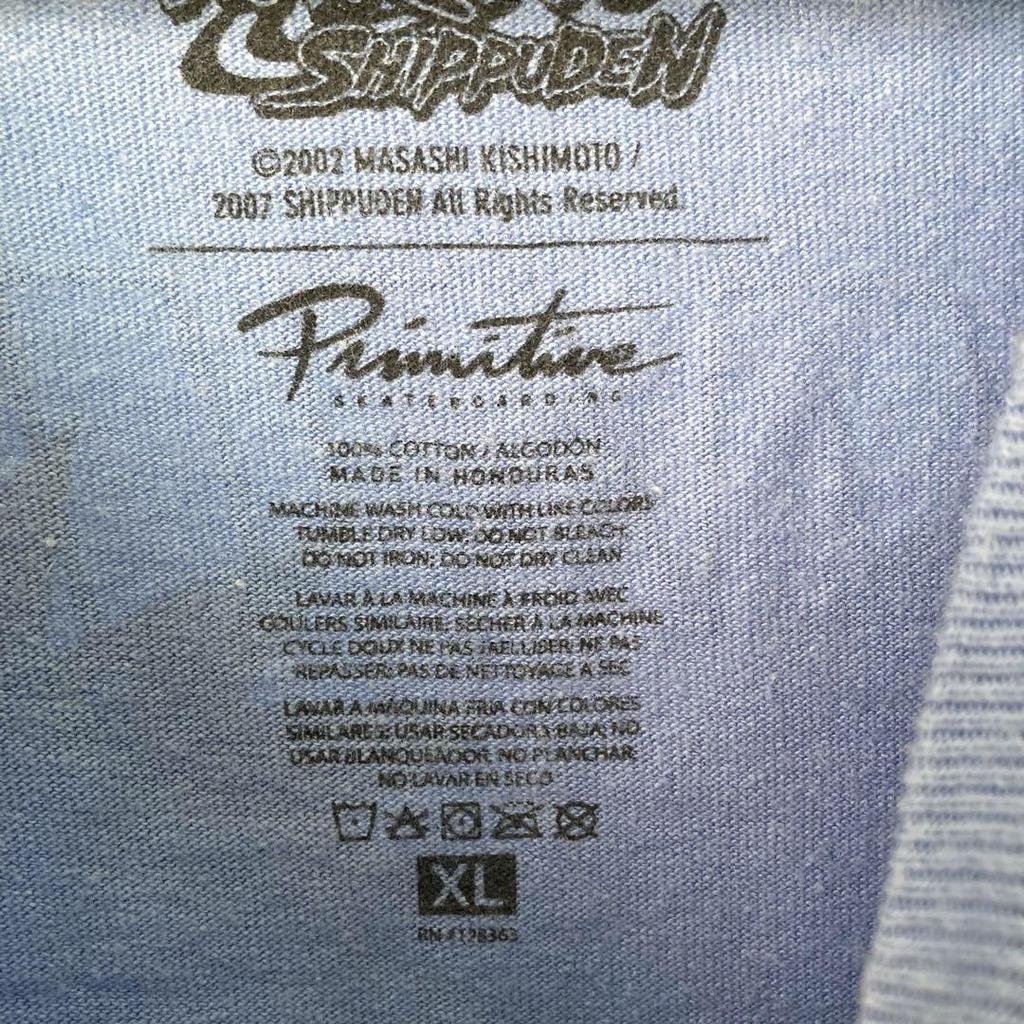 [USED] Naruto Shippuden Sasuke Vs Kakashi Big Print T-Shirt XL