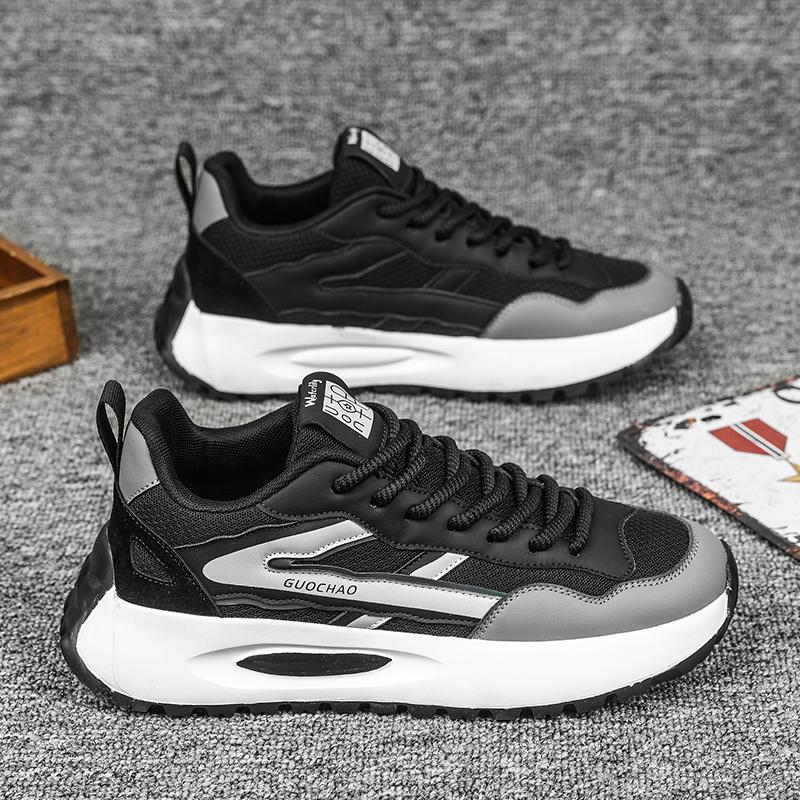 მამაკაცის მოდა შემთხვევითი დაბალი ტოპი სკეიტბორდის ფეხსაცმელი ბიჭების კომფორტული სპორტული ფეხსაცმელი მამრობითი სქესის სტუდენტები ტრენდული რბილი ძირი კლასიკური სუნთქვითი სპორტული დარბაზი არ მოცურების