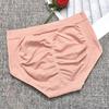Women Panties Seamless Honey Comb Hole Comfortable Hand-supported Hip Design Panties for Daily Wear