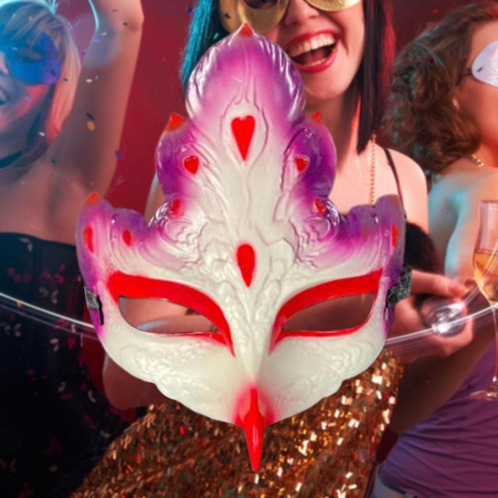 Mask Cosplay Nightclub Dressing Up Party Carnival Show with Straps Roles Play Costume