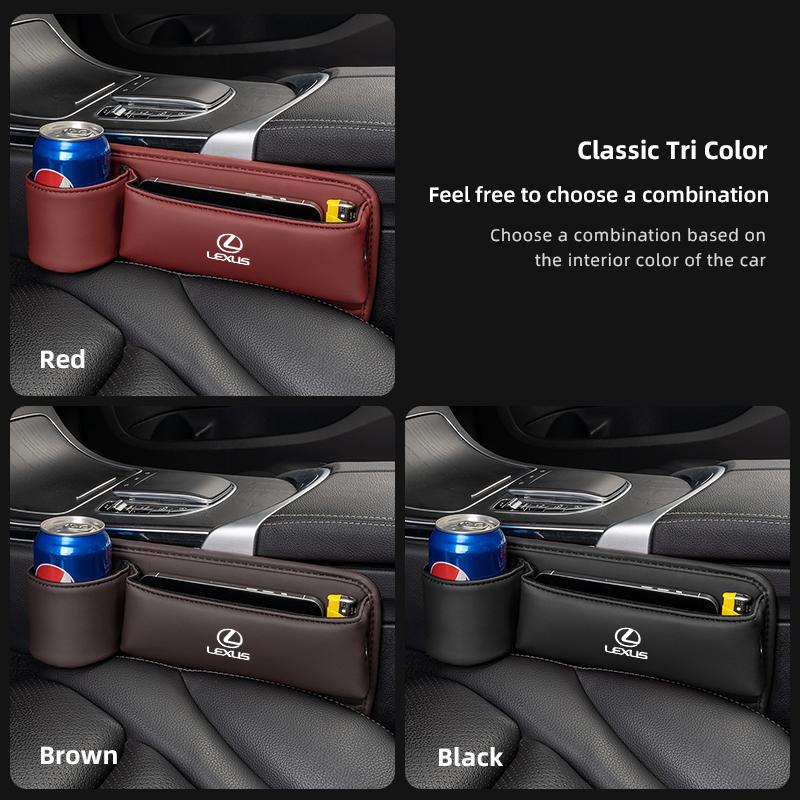 Car Seat Gap Storage Box Seat Multifunction Gap Cup Holder For Lexus F SPORT ES RX NX LS UX LM LX GX LC RZ IS CT GS RC HS SC LXB JM3