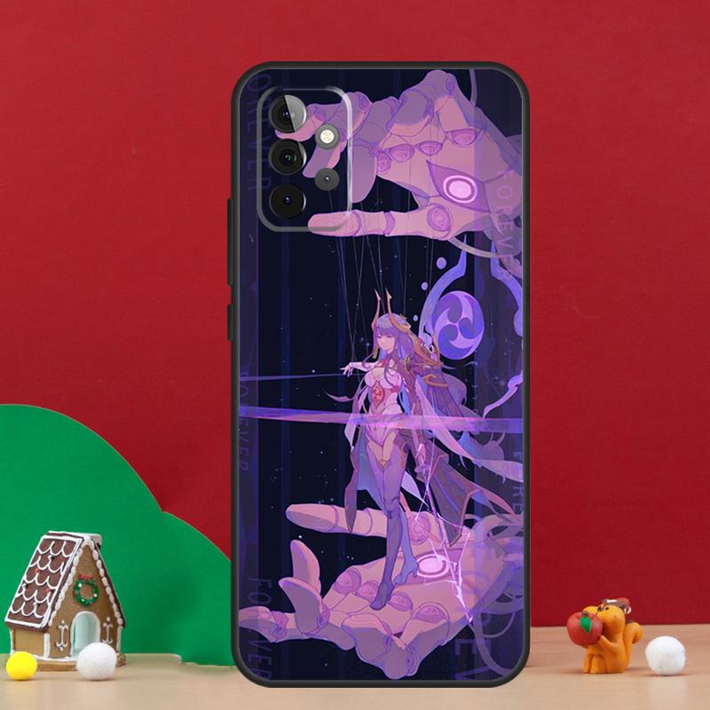 Baal Genshin Impact Game Case For Samsung Galaxy A56 A33 A13 A36 A23 A52 A32 A12 A54 A34 A14 A16 A53 A15 A35 A55 A17