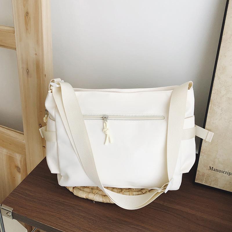New Preppy Style Girl Cute Kawaii Ulzzang Ita Bag Y2K Large Capacity Fashion Jk Uniform Shoulder Bag With Small Badge Bag