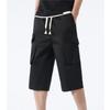 Men's Casual Lightweight Breathable Drawstring Cargo Shorts Loose Fit Stretchable Sportswear with Multiple Large Pockets for Outdoor Activities