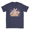 Easter Day  Cute Rabbit Bunny Six Seven Meme T Shirts Unisexs  Cotton Casual TShirts Round Neck  Tee Shirt Short Sleeve Tees