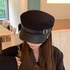 Korean Style Autumn & Winter Newsboy Cap for Women: Chic, Versatile Duckbill and Beret-Inspired, Face-Flattering Octagonal Hat.