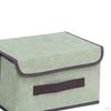 Faltbarer Aufbewahrungsbehälter mit Deckel, Stoff Dekorative Box Organizer Behälter Korb Würfel für