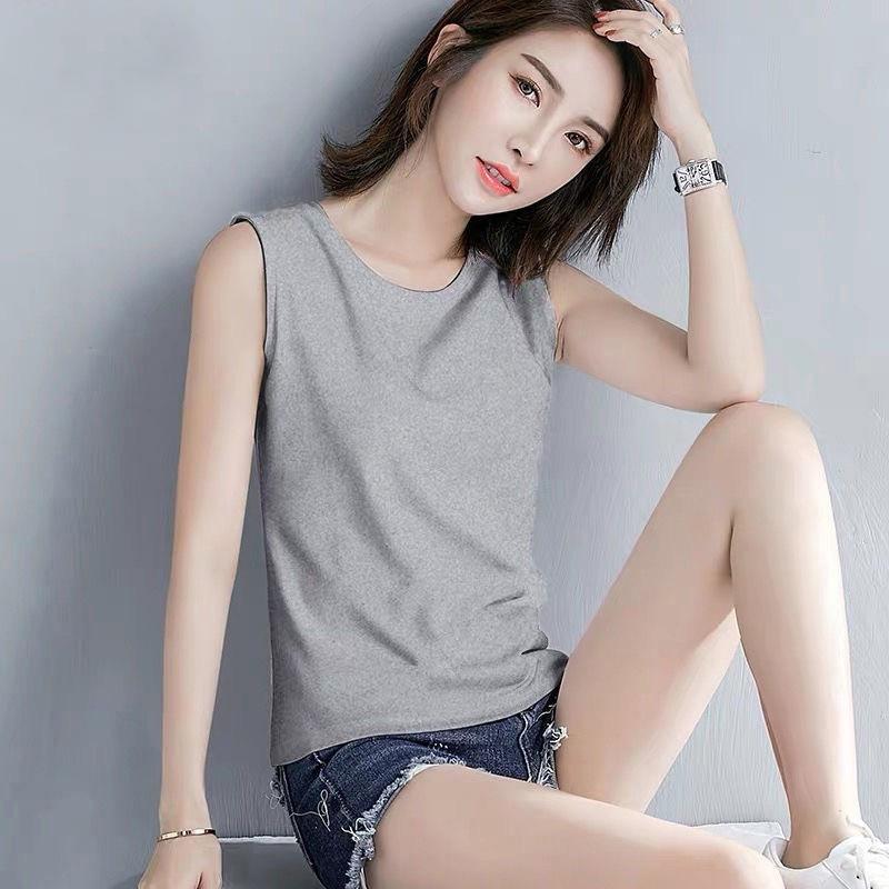 Women's Pure Cotton Sleeveless Tank Top - 2025 Summer Slim Fit Design