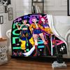 1pc K Pop Demon Hunters Flannel Blanket, Soft Skin Friendly with Digital Printing, Various Sizes Available for Family, Friends, Birthday