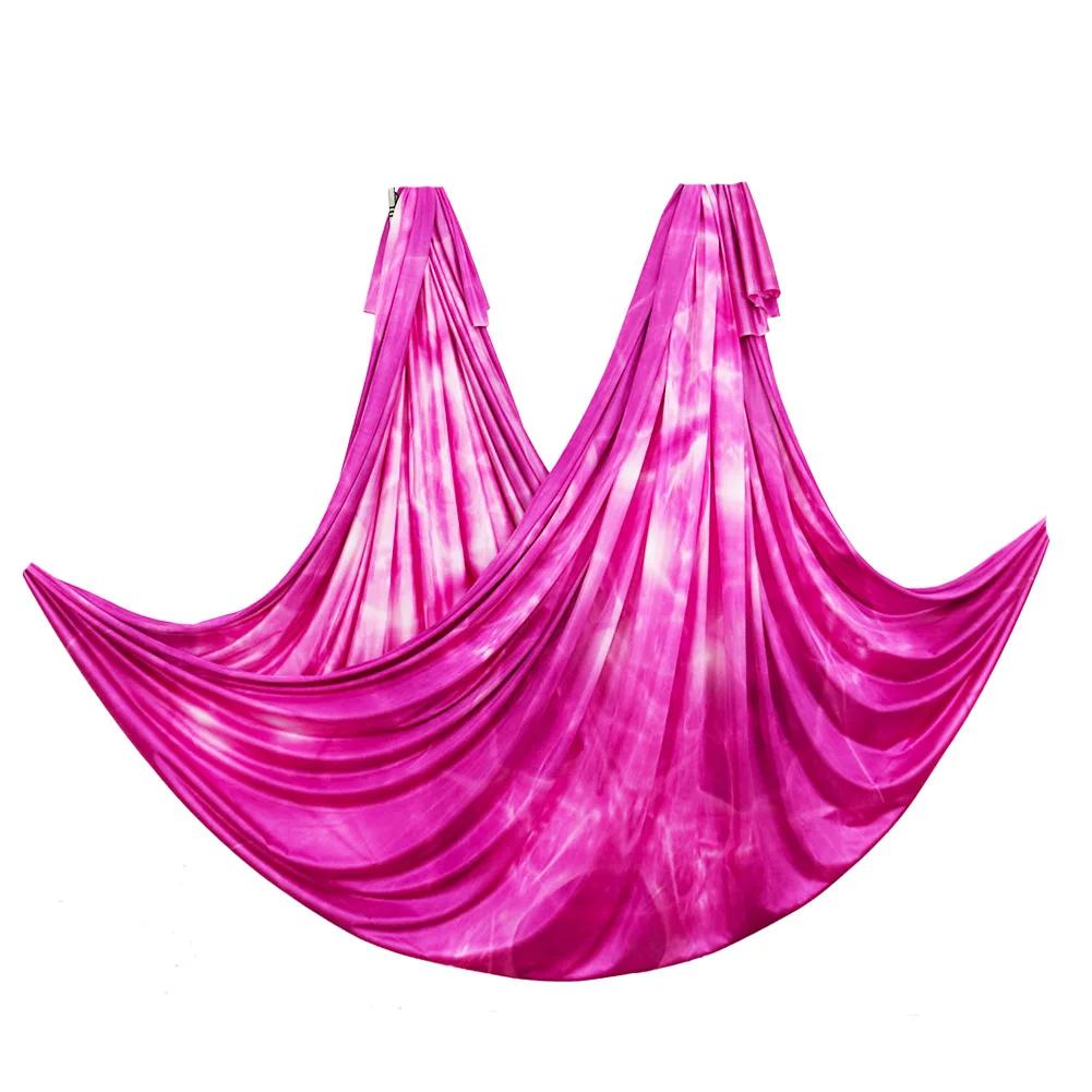 2026 New Aerial Yoga Hammock Fabric Flying Pilates Yoga Swing Silk Aerial Anti-Gravity Traction Device Fitness Yoga Home Gym