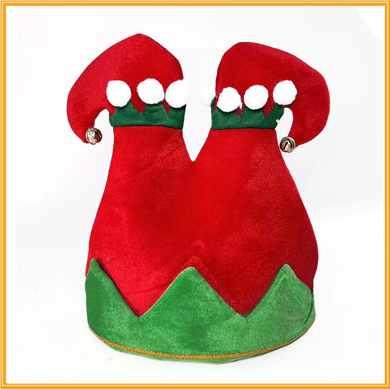 Creative Christmas Funny Hat - Elf Legs or Santa Pants Shaped Party Cap for Xmas Festive Decor & Dress-Up