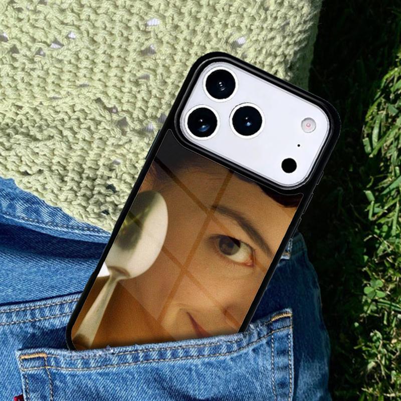 Amelie Filmplakat weiche Handyhülle für IPhone 11 12 13 14 15 16e 17 Pro Max Hülle für IPhone 17 Air