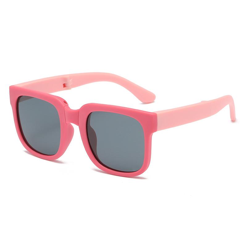 

Large Frame Folding Children s Sunglasses Fashion Silicone Baby Polarized Sunglasses Wholesale Anti-ultraviolet Glasses Tide 1pc