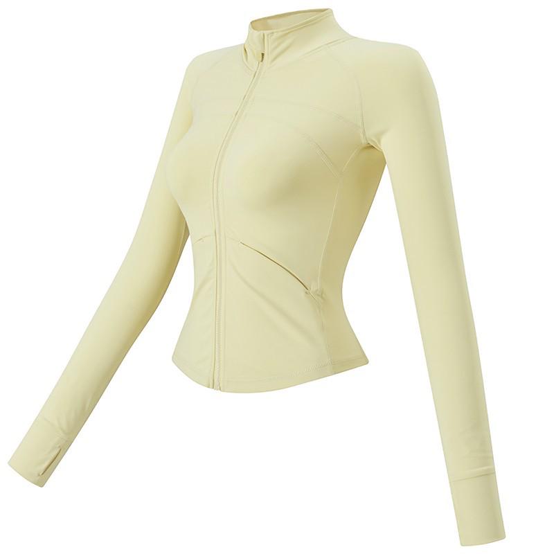 Women’s Autumn/Winter Slim Fit Long Sleeve Full Zip Yoga Jacket