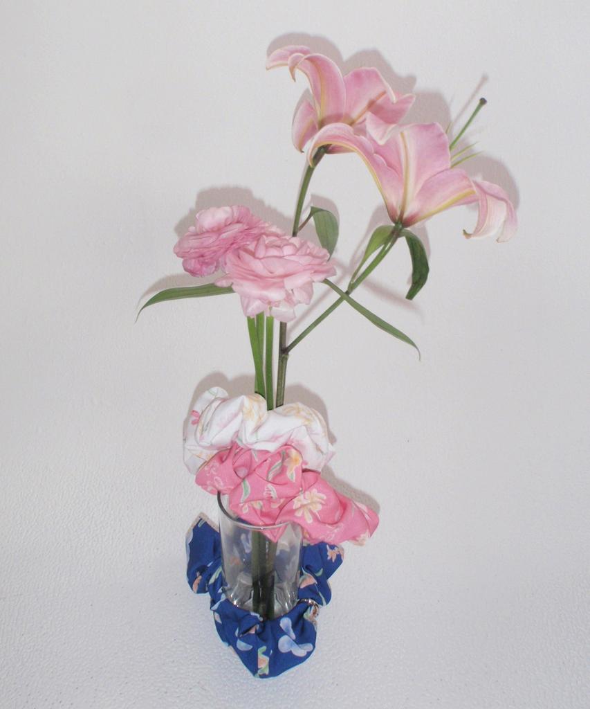 Sinoon Pattern Scrunch (Rose Pink)