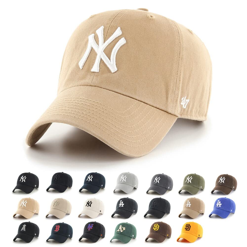 BRAND NEW YORK METS CLEAN UP New York Mets Cap Hat '47 '47 BLACK/Black 6-Panel