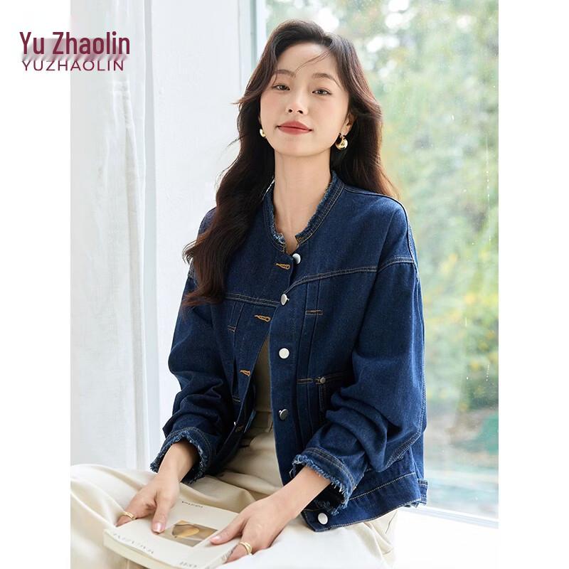 Женская ретро-куртка из потертого денима YUZHAOLIN S