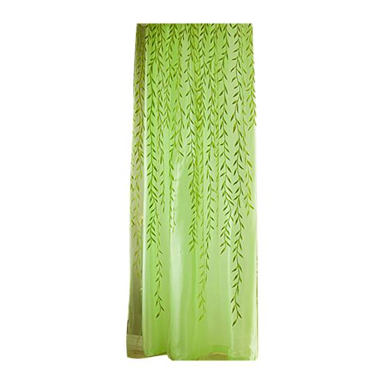 

Сельская оконная занавеска с принтом ивы, прозрачная перегородка, драпировка, декор для гостиной зелёный