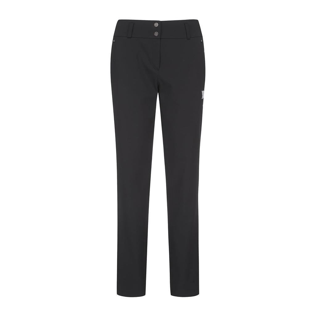 ANEW GOLF Women Logo Band Point Long Pants_Bk