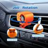 Clip-On Car Fan 360 Degree Rotatable 100-Speed Multi-Scene Portable Fan Long Service Life Lightweight USB Rechargeable