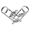 Un par de abrazaderas para pezones, pinzas para pechos para mujeres, herramientas sexuales para parejas, juguetes eróticos, arnés femenino para adultos, jaula de castidad, Bondage, Sex Shop